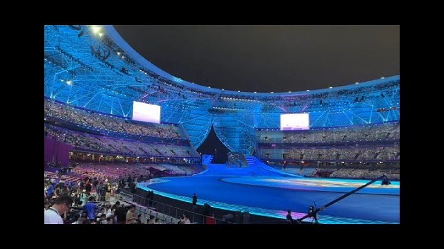 这场面在现场就完美了，中国加油