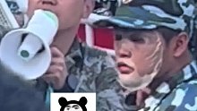 男生军训敷面膜“还有五分钟才能摘