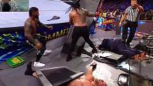 部落酋长大战猛兽到底谁能笑到最后？布洛克vs罗曼，精彩对决下！ #WWE #布洛克莱斯纳 #罗曼雷恩
