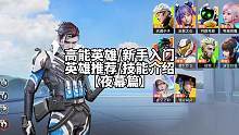 #高能英雄 新手入门推荐英雄技能介绍#高能英雄手游定档0921 #高能英雄手游 #王鹤棣 @高能英雄