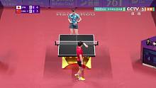 乒乓球女子团体决赛 中国1:0日本第1局