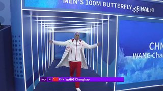中國選手王長浩霸氣登場！