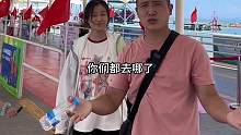 中秋国庆假期第一天，景区的游客呢？！#国庆假期被安排明白了 #三亚旅游攻略 #蜈支洲岛 #三亚国庆旅