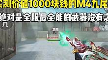 实测价值1000块钱的M4九尾狐！现版本最全能的武器！#cf手游山海长卷 #cf手游