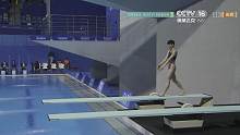 强！！中国选手李亚杰跳水女子1米跳板决赛第二跳66.30分！