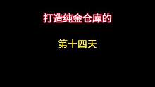 打造纯金仓库的第十四天，这两天宝宝台不好打呀 #暗区突围