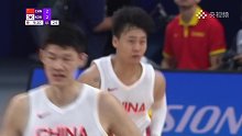 亚运会男篮1/4决赛，赵睿开场状态火热，蝴蝶穿花连拿四分！