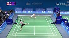 羽毛球男子单打1/16决赛 中国台北VS印度尼西亚