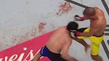 过一过二过三！巴博萨识破大流士抱摔套路，原地飞膝直接KO！#UFC