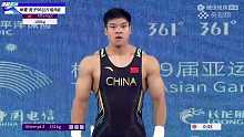 举重男子96公斤级决赛！李大银181公斤发挥失利未能成功！