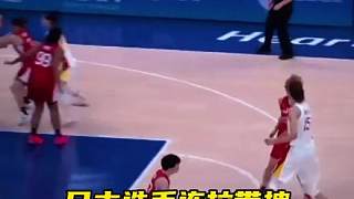 日本選手連拉帶拽李夢！李夢給個對抗直接坐身上了！#李夢