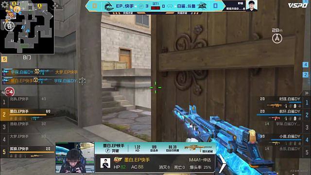 【五杀时刻】EP.墨白使用M4A1-仲达在黑色城镇精彩操作斩获五杀
