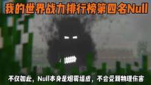 我的世界动画人生战力排行榜第四名Null #我的世界 #我的世界周年庆 #我的世界开学打卡