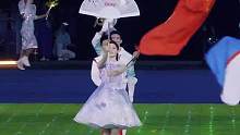 杭州亚运会闭幕式！谢震业作为旗手入场！#谢震业