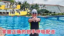 学习正确的蛙泳划水手势，掌握呼吸配合，游蛙泳更省力顺畅#游泳 #学游泳 