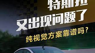 #特斯拉 又出現(xiàn)問題了，純視覺方案靠譜嗎？#導(dǎo)航輔助駕駛哪家強
