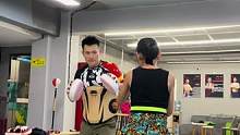 陈宥希每天都在学习，我也是#自由搏击训练 #搏击女孩