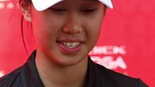 赢得#别克lpga锦标赛 最佳业余球员后，#王梓萱 表示还没决定是否转职业，想在国内把基础打好再去考