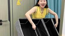 衣柜里放几个收纳箱，衣服裤子收纳整洁还方便拿取，衣柜空间更好利用了#收纳箱