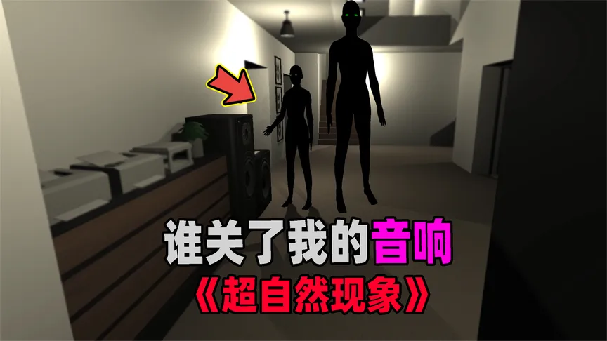 刺激游戏：夜晚遭遇超自然现象！超多黑影人热闹无比！