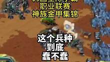 你们说一说，金甲这个兵种，到底蠢不蠢？#星际争霸 #星际争霸重置版