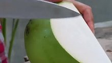 切椰子，看得很治愈！