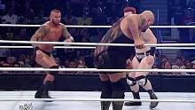 双打组队赛兰迪联手希莫斯，大秀哥放出飞冲肩叫板兰迪奥顿 #摔角