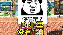 DNF里没有14？只有15？#dnf地下城 #旭旭宝宝 #dnf金秋版本 #地下城 #游戏搬砖