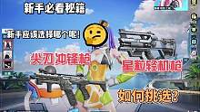 星粒轻机枪  尖刃冲锋枪  新手应该选择哪个呢！ #高能英雄