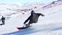 你可以随心所欲，但不能随波逐流 #滑雪 #单板滑雪 #可可托海滑雪场 #graysnowboards