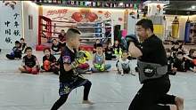 小石头加油！越练越好！#少儿搏击 #少儿格斗