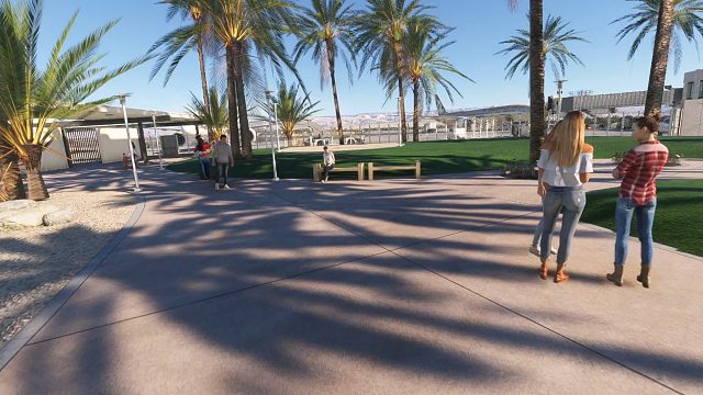 阿德哈提航空波音789降落棕榈泉国际机场