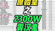 原始皇2300W男鬼物资详细展示，欢迎评论留言！ #大话西游2经典版 #大话西游2 #新大话西游2