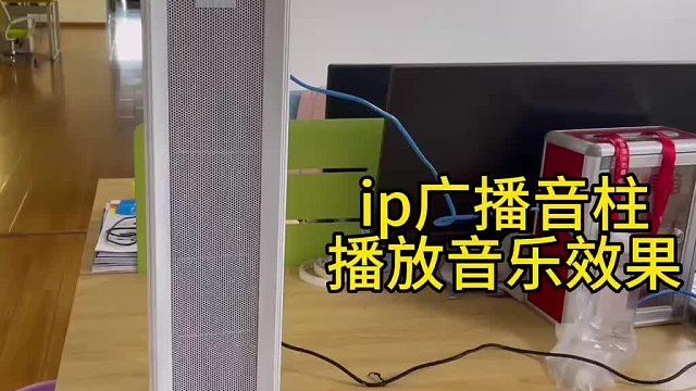深圳盾王4G广播音柱IP语音对讲音箱功放喇叭