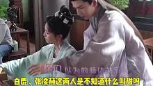 白鹿摔倒张凌赫先保护古筝，戏内高冷戏外呆萌，两人甜不过一秒 #白鹿 #张凌赫 #明星八卦