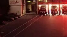 消防员出早操，这气势比闹钟还好使
