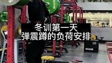 冬训第一天，分享我的弹震式深蹲的负荷安排和执行策略，你可以在训练前力就制定好自己的负荷计划，也可以随