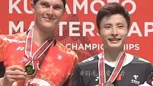 2023日本大师赛，石宇奇0:2不敌安赛龙获得亚军，目前安赛龙的实力依旧傲视群雄。#羽毛球