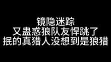 板子：镜隐迷踪。我以为抿对真猎 没想到居然是个模仿者？#狼人杀 #神秘狗