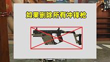 如果删除所有冲锋枪会怎么样？有3个改变，一类武器大加强