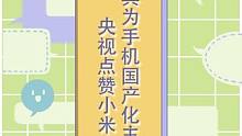 央视点赞小米是国产化的主力军！2万亿新宏图计划达成了清河共识#红米k70 #redmi #小米