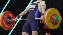 @罗诗F 107公斤抓举，斩获世锦赛抓举冠军