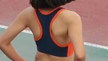 田径场上的美女#美女 #田径 #竞技体育 