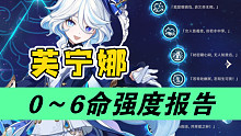【原神】芙宁娜值得抽吗？抽几命？0～6命强度实测报告～