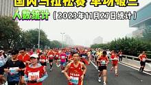国内马拉松的单场“破三”人数统计#马拉松 #北马