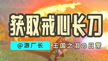 【塞尔达传说：王国之泪】最帅武器？戒心长刀获取流程！ #塞尔达传说 #塞尔达传说王国之泪 #任天堂s