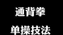 通背拳单操技法简单实用赶紧收藏吧！#通背拳 #非物质文化遗产 #道家养生