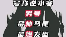 看看逆水寒最帅男马尾！第一次联动永劫无间的时候，这个逆子可是把男号家底都掏干净了。 #逆水寒手游  