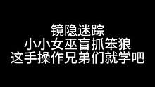 板子：镜隐迷踪。小笨狼，又被我抓到了吧#狼人杀 #神秘狗