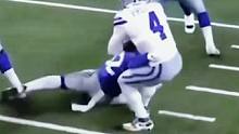 #nfl 今日牛仔VS海鹰，四分卫DAK4精彩的逃脱擒杀时刻#nfl星计划